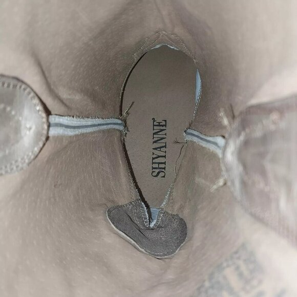 NEW SHYANNE Darby BBW198 Brown Square Toe Mid Calf Western Boots Size 7 M - Picture 10 of 10